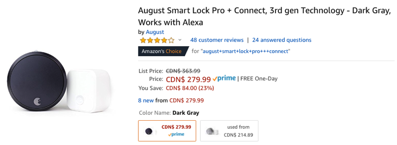August smart lock pro