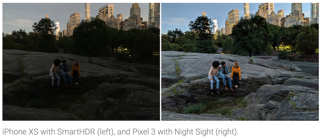 google rolls out night sight camera
