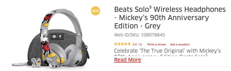 Beats solo3 mickey the source