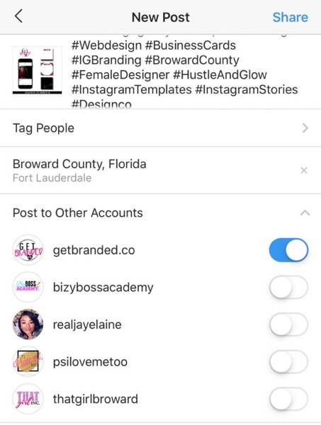 Instagram Post To Multiple Accounts