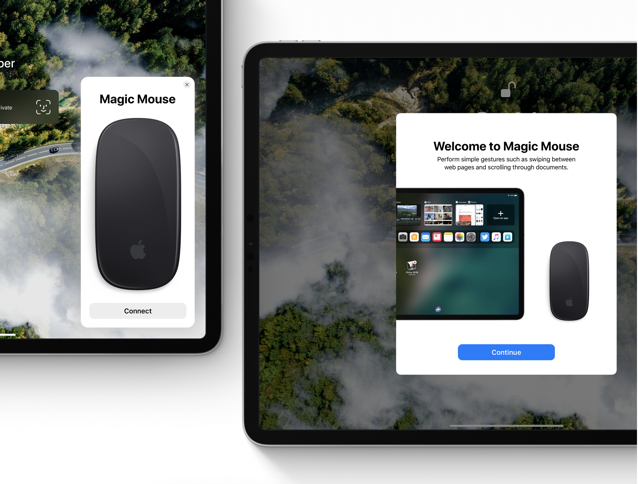 IOS 13 concept magic mouse support