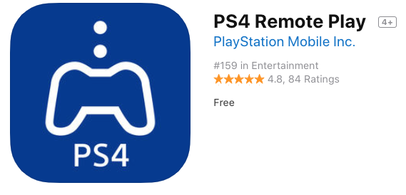 PS4 remote play