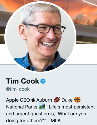 Tim cook apple