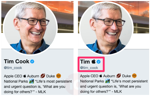 Tim cook tim apple twitter