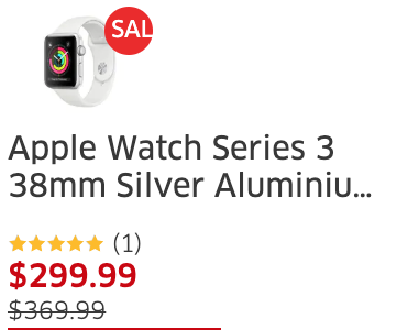 apple watch series 3 38mm