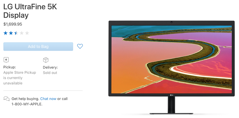 Lg ultrafine 5k display sold out