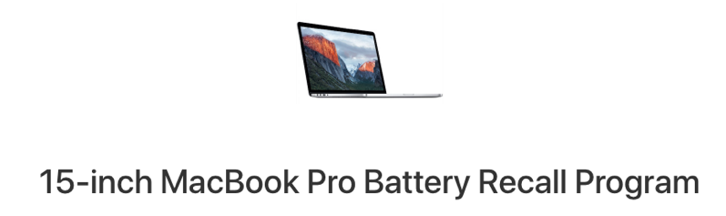 15 inch macbook pro battery recall program
