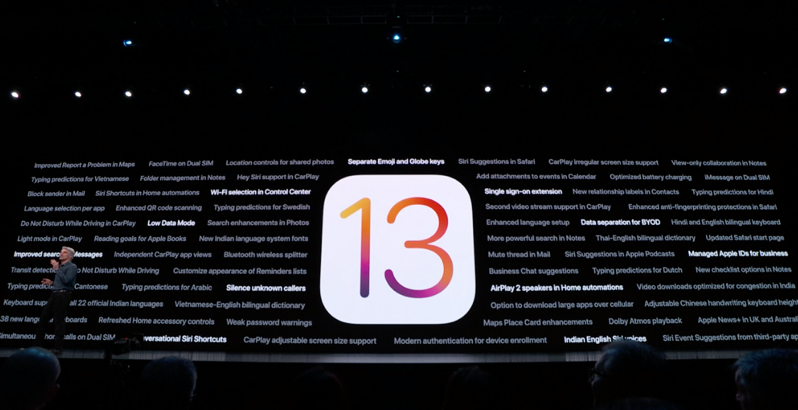 Ios 13 features
