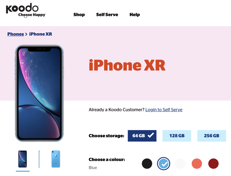 Koodo iphone xr best buy
