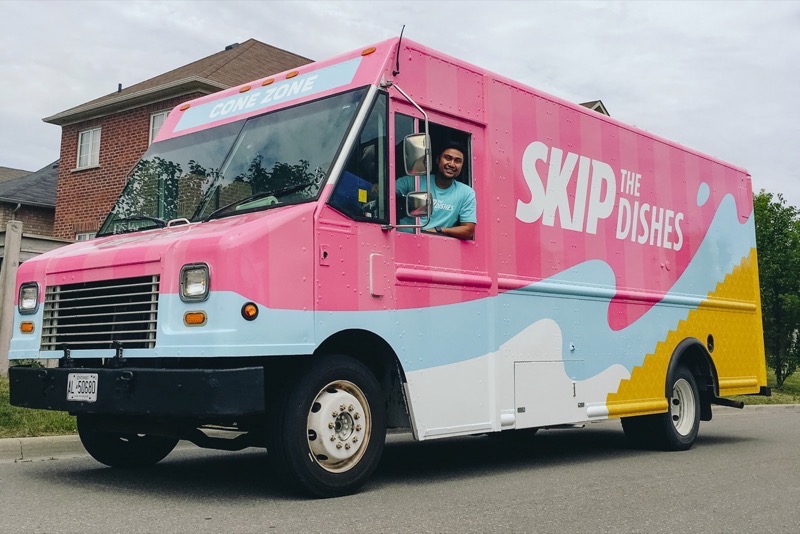 2 SkipTheDishes Ice Cream Day Truck 1