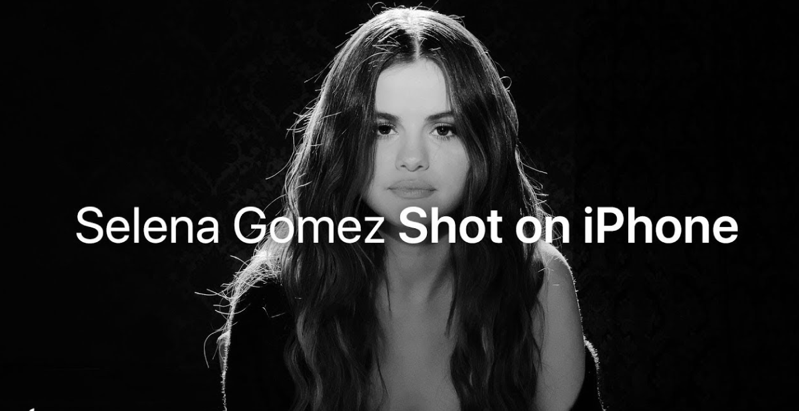Selena gomez shot on iphone
