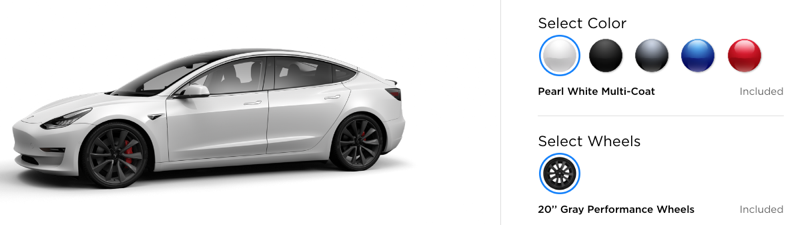 Tesla model 3 performance canada