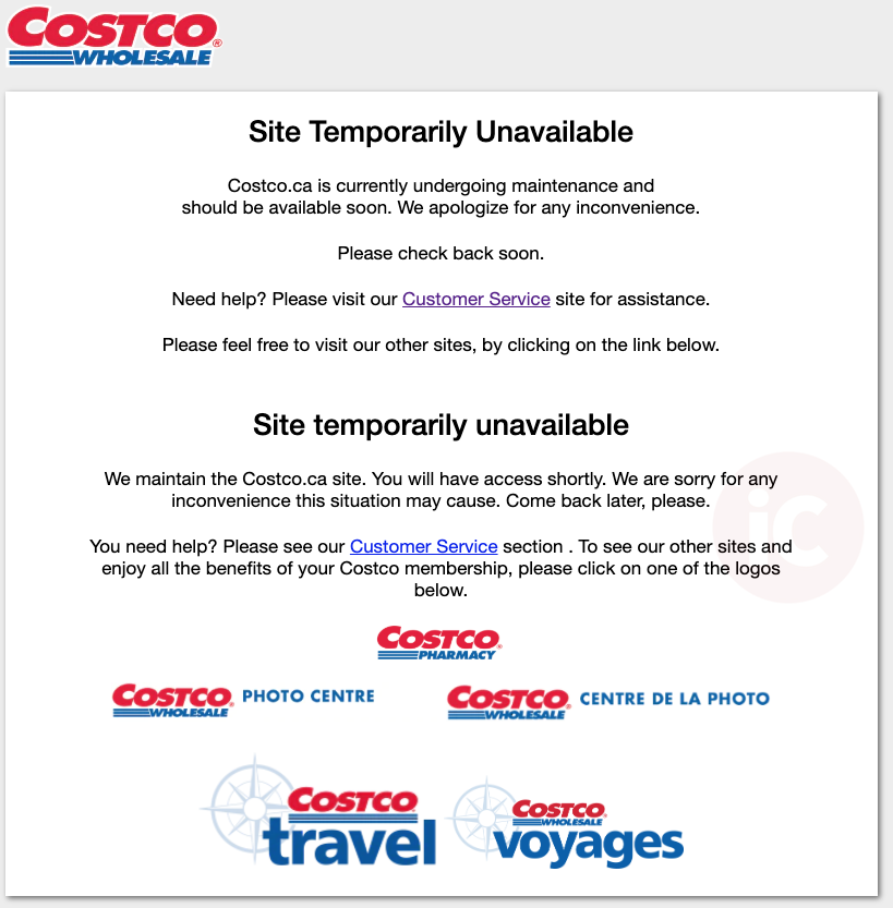 Costco Canada Website Goes Down on Black Friday, Frustrating Shoppers [u] | iPhone in Canada Blog