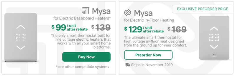 BC Hydro Fortis BC Offer Up To 200 In Rebates On Mysa Smart 