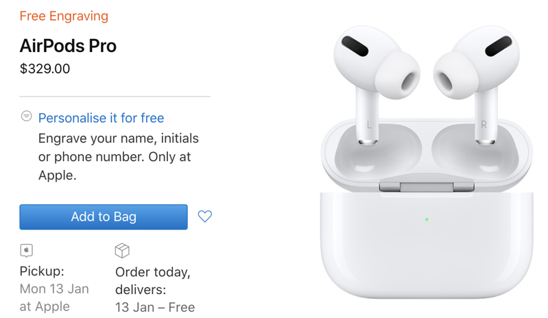 Airpods pro sold out
