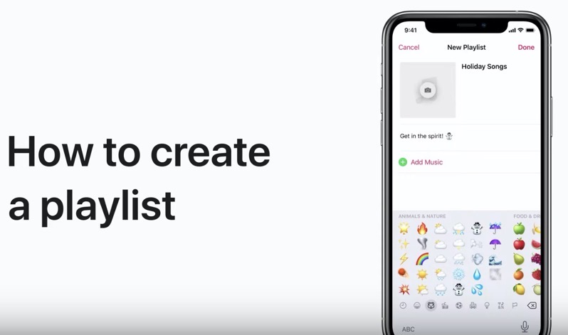 How to create playlist apple music iphone