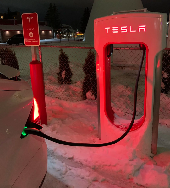 Tesla supercharger sault ste marie