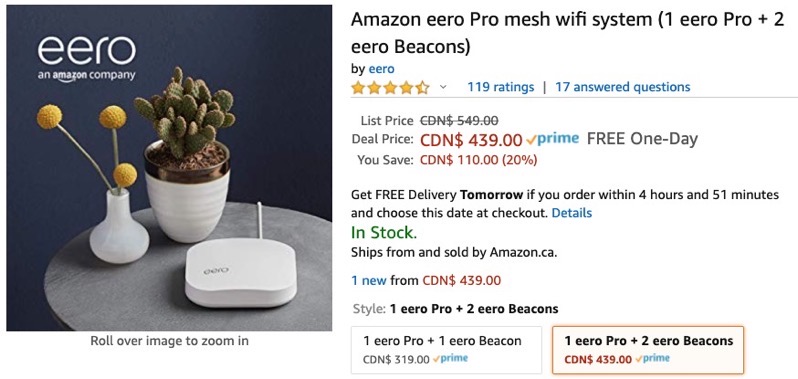 Amazon eero pro sale