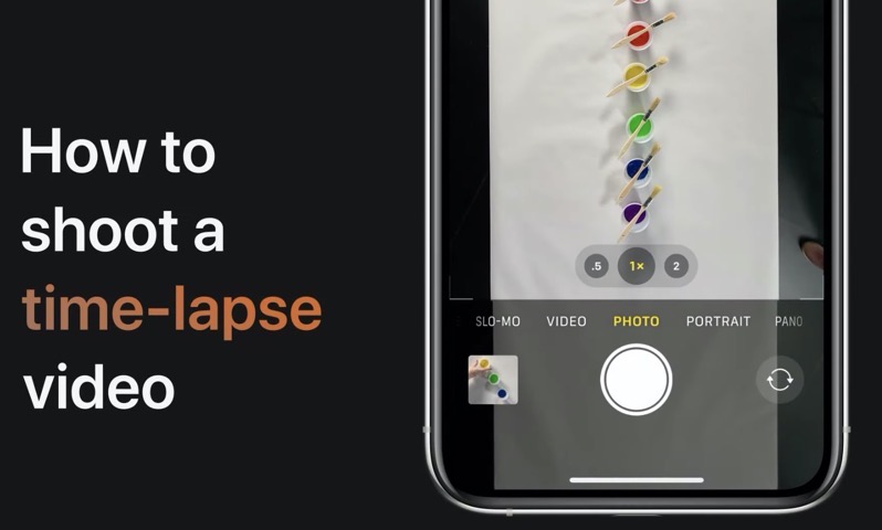 How to shoot timelapse iphone