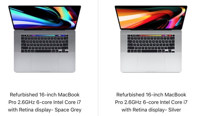 Refurbished 16 inch macbook pro