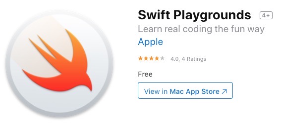 Swift playgrounds mac