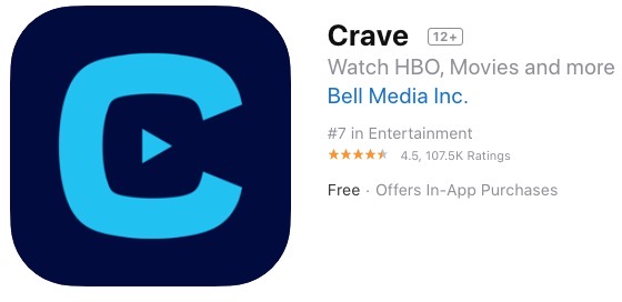 Crave hbo itunes