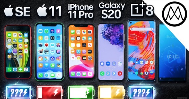 Iphone Se 2020 Vs Iphone 11 Vs Iphone 11 Pro Battery Life Test Video Iphone In Canada Blog