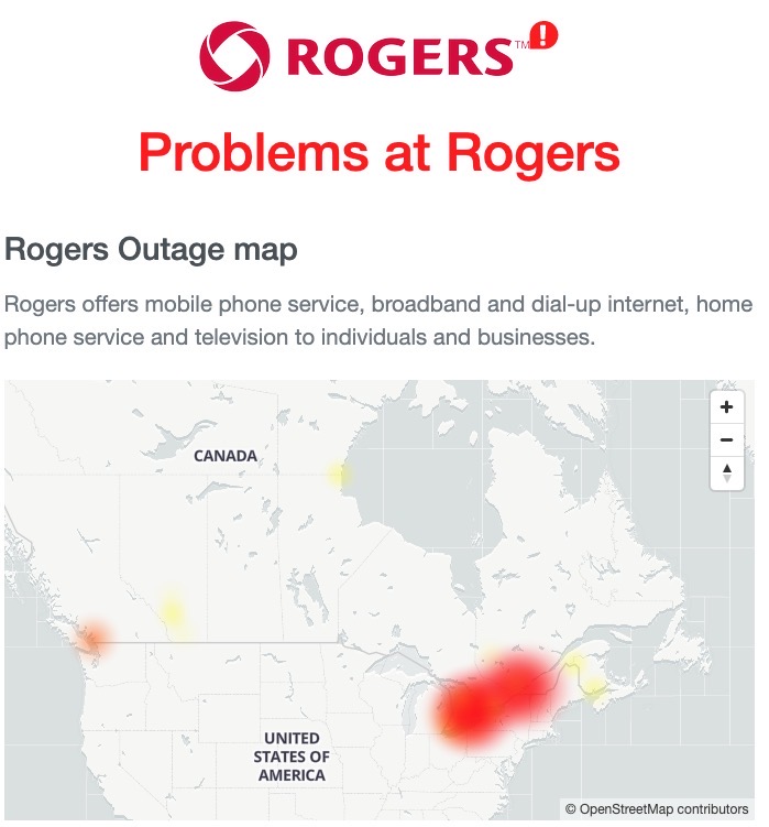 Rogers outage