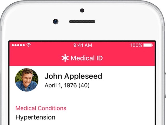 Apple medical id
