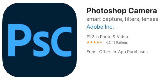 Adobe photoshop camera