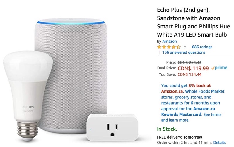 Amazon echo plus bundle