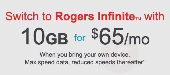 Rogers $65 10gb
