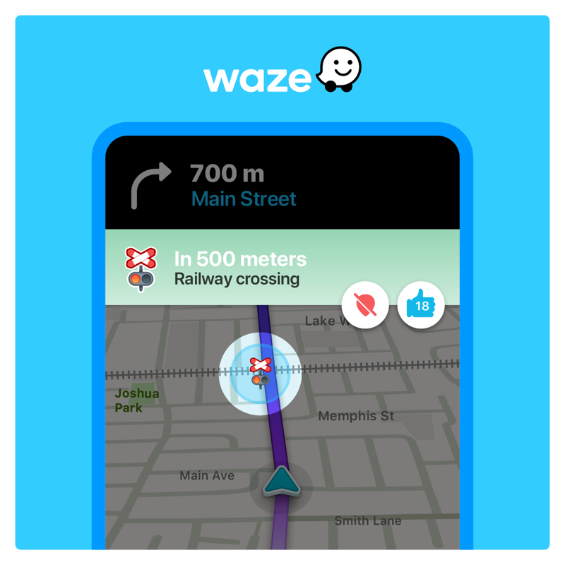 Waze railroad crossing iic