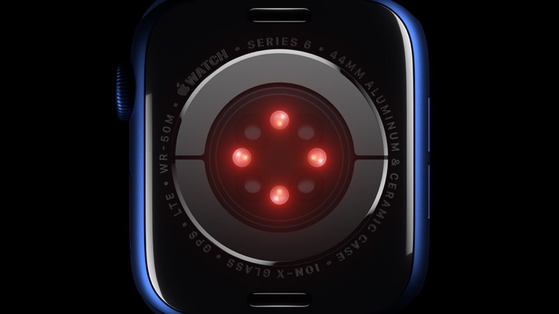 Apple watch series 6 blood oxygen sensor