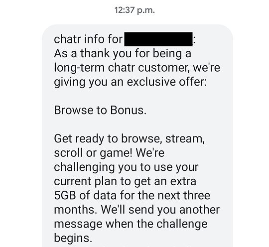 Chatr data bonus 2