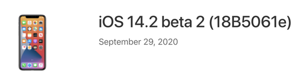 Ios 14 2 beta 2