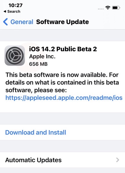 Ios 14 2 public beta 2