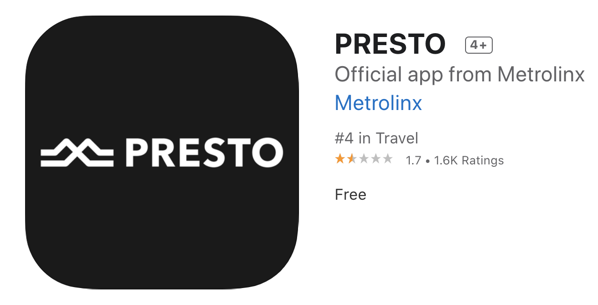 Presto app reload