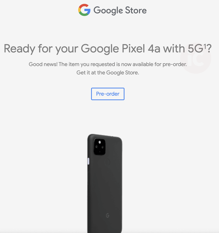 Google pixel 4g 5g