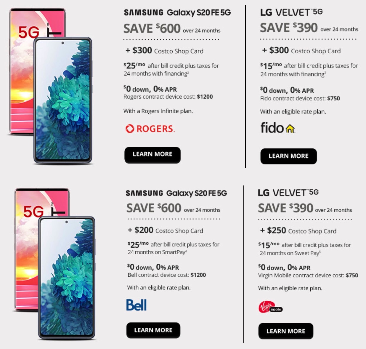 Costco Black Friday 2020 Cellphone Deals Up to 300 Gift Cards
