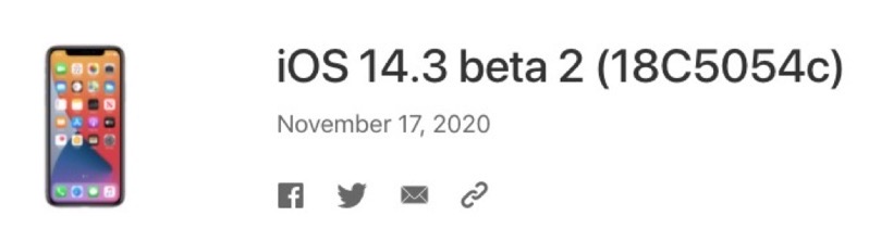 Ios 14 3 beta 2