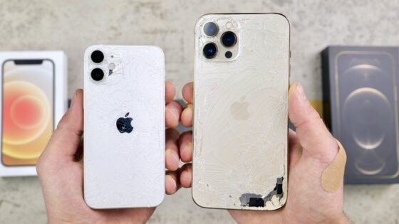 First iPhone 12 Pro Max vs iPhone 12 mini Drop Tests [VIDEO]