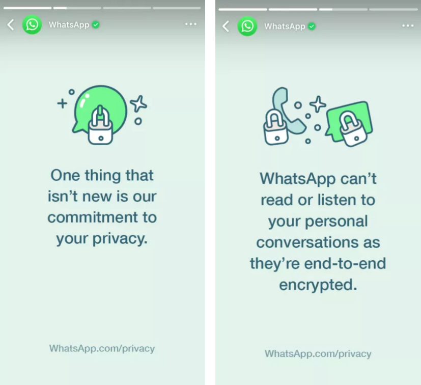 Whatsapp Starts Using Status Updates To Preach Privacy Practices Iphone In Canada Blog Whatsapp from facebook whatsapp messenger is a free messaging app available for android and other smartphones. iphone in canada blog