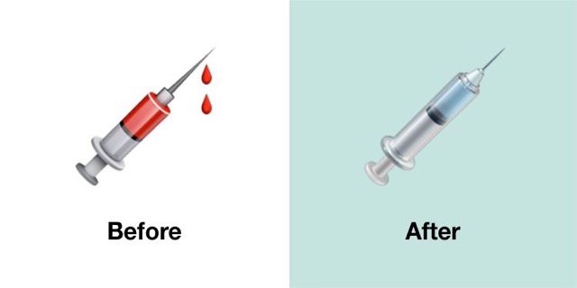 Emojipedia Apple iOS 14 5 Changelog Comparison Syringe