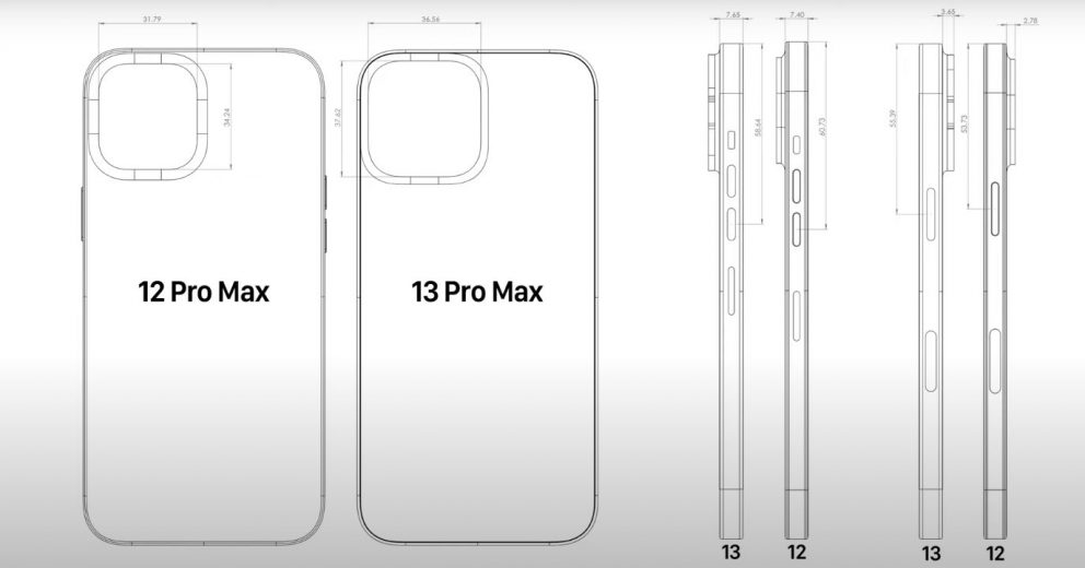 Leaked iPhone 13 Pro Max Designs Show Larger Camera Module | iPhone in