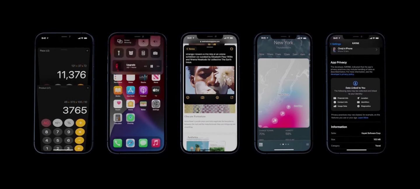iOS 15 Concept: Always-On Display, Split-Screen ...