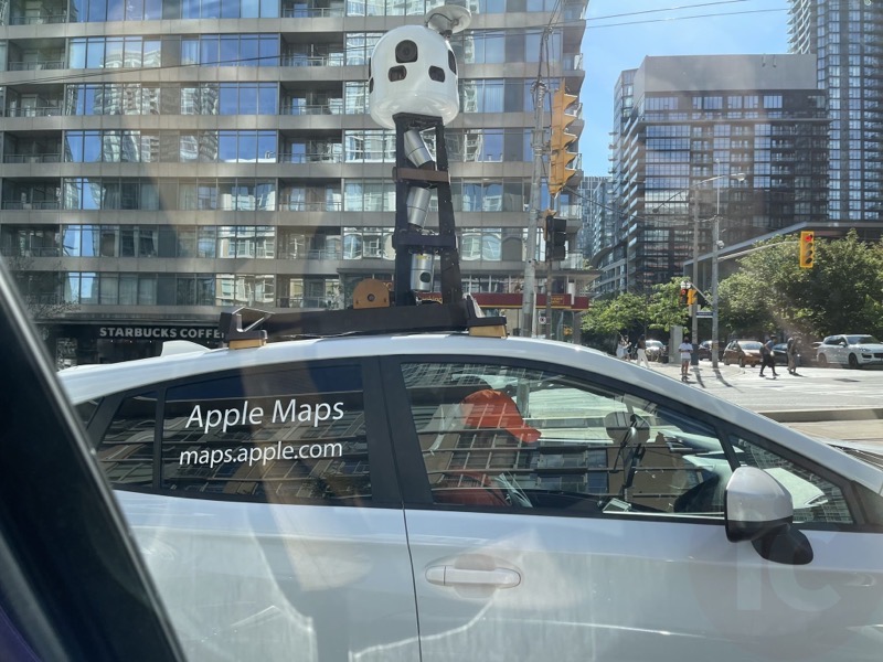 Apple maps car toronto 2021