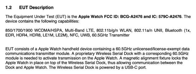 Apple watch series 7 fcc