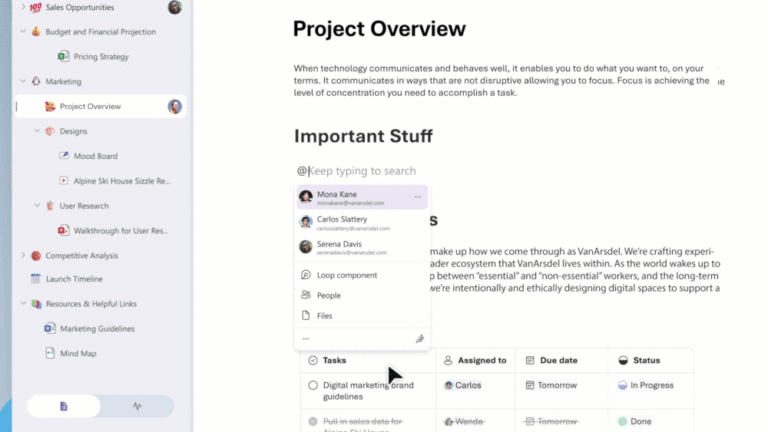 Microsoft Introduces ‘Loop’ Collaboration Tool Built on Fluid Framework ...