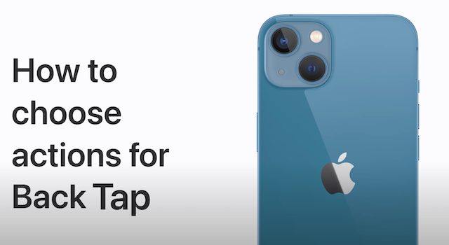 如何使用“Back Tap”在 iPhone 上执行操作 [视频]